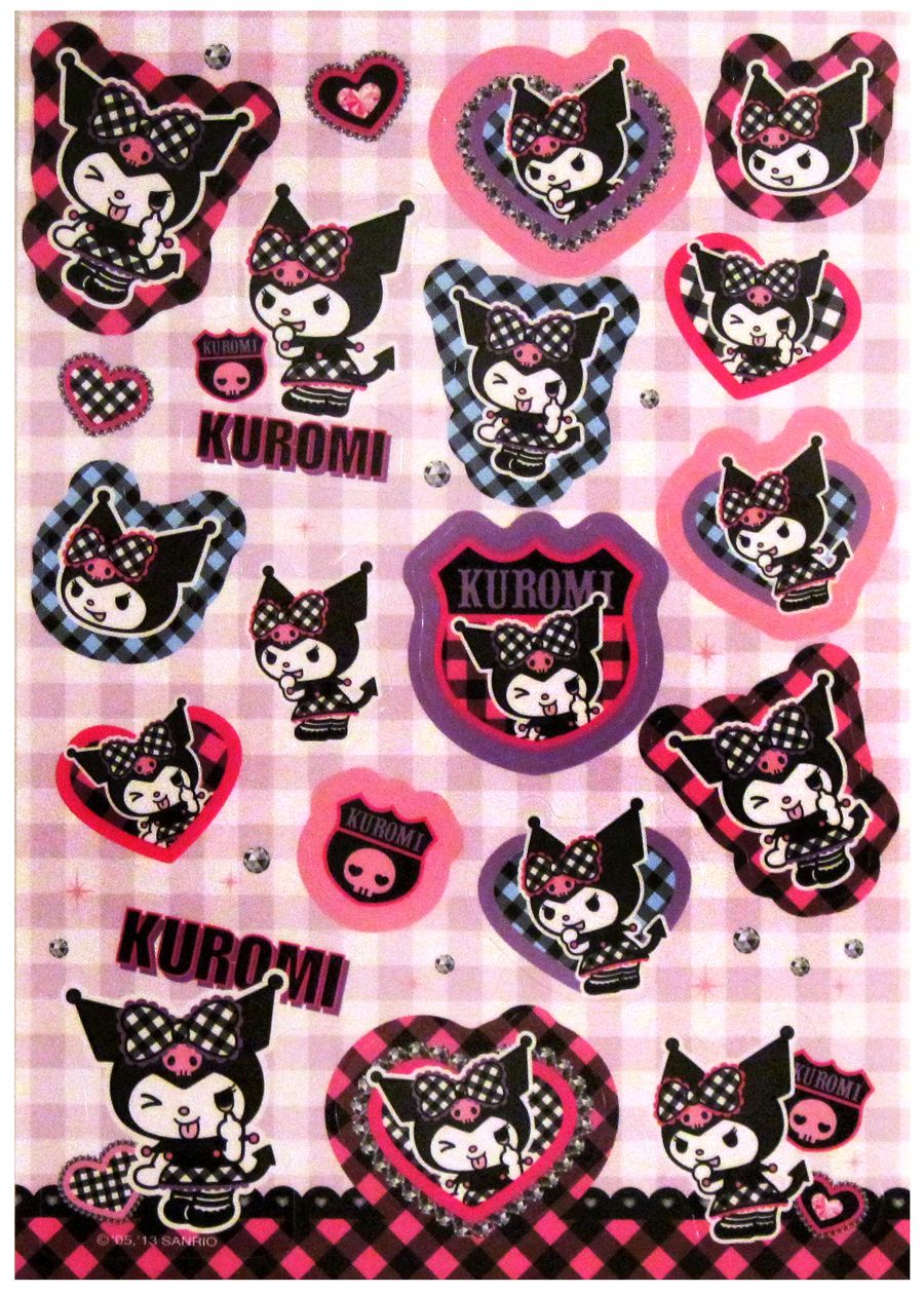 Kuromi Stickers Printable