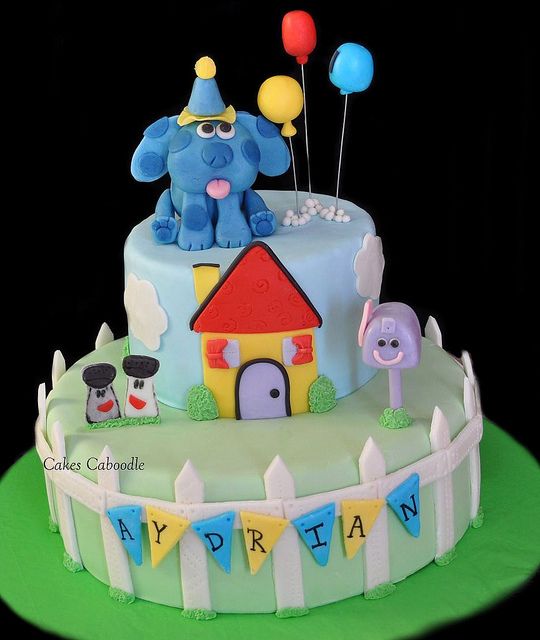 Blue's Clues Cake 2nd Birthday, Birthday Parties, Birthday Ideas, Cakes ...