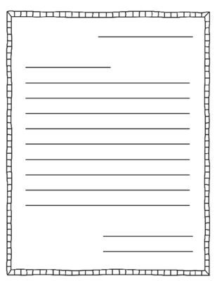 Letter Writing Template Check more at https://cleverhippo.org/letter ...