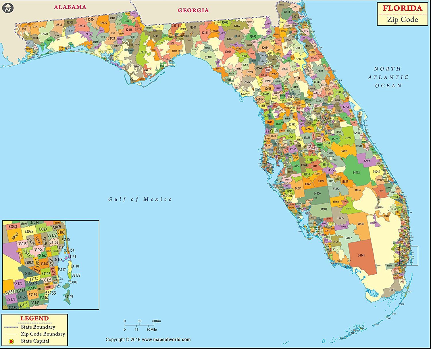 The Ultimate Guide To Fla Zip Code Map In 2023 - World Map Colored ...