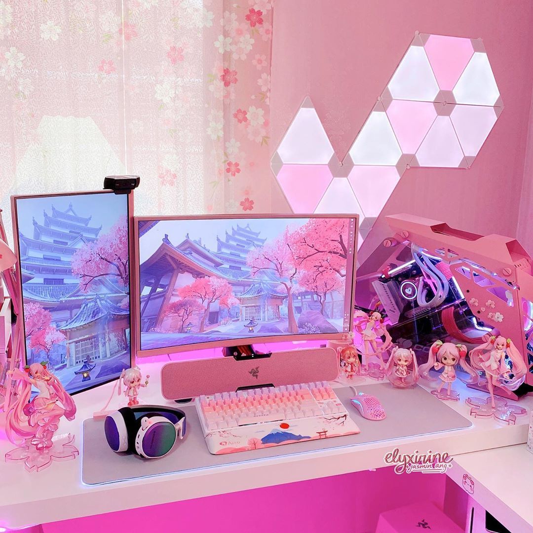 Aesthetic Kawaii Cute Gaming Setup : Aesthetic Kawaii Cute Gaming Setup ...