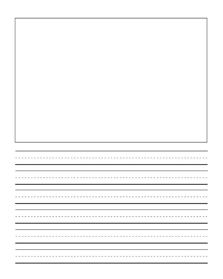 1st Grade Lined Paper