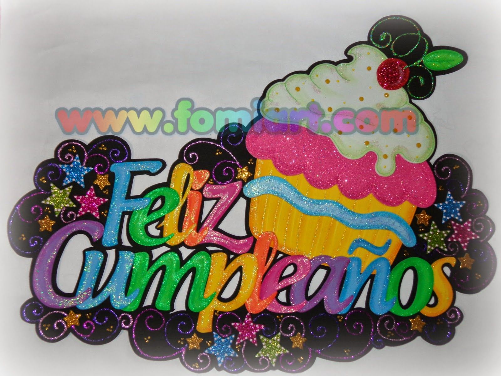 Fomiart: Letrero: Feliz Cumpleaños | Cartulinas de feliz cumpleaños ...