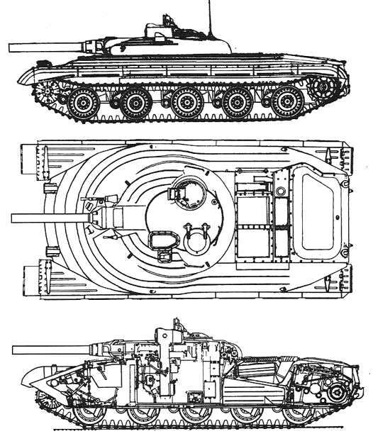 Object 757 schematic. While the prototype of this vehicle survived ...