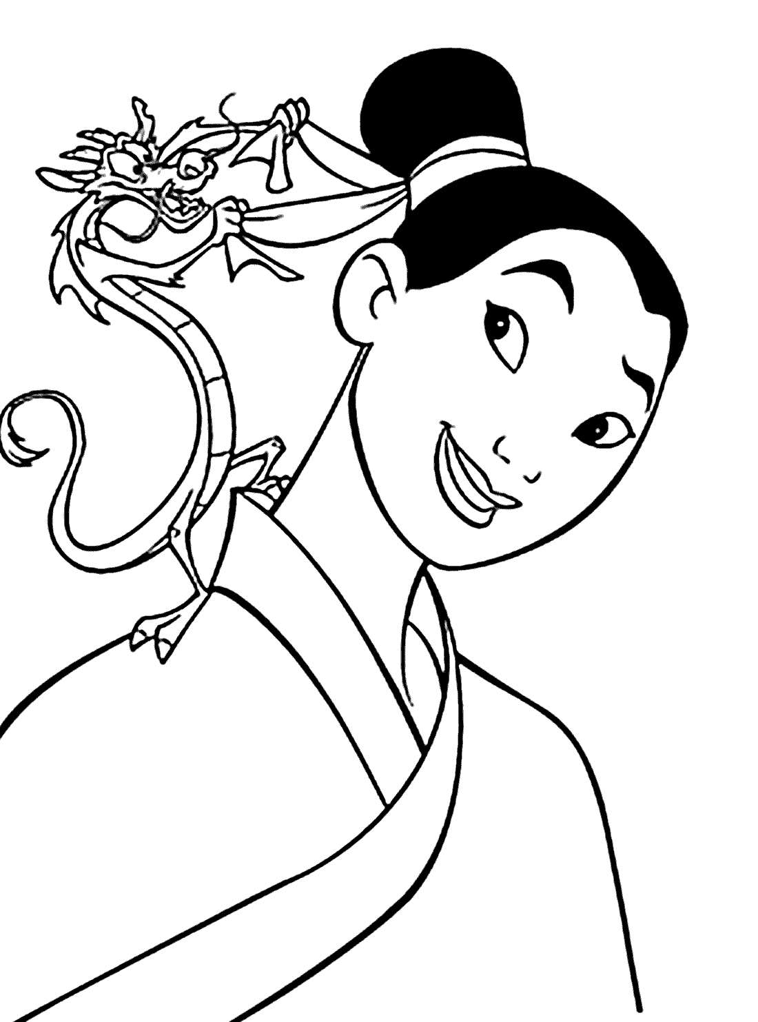 Mulan coloring pages for kids, printable free Snowman Coloring Pages ...