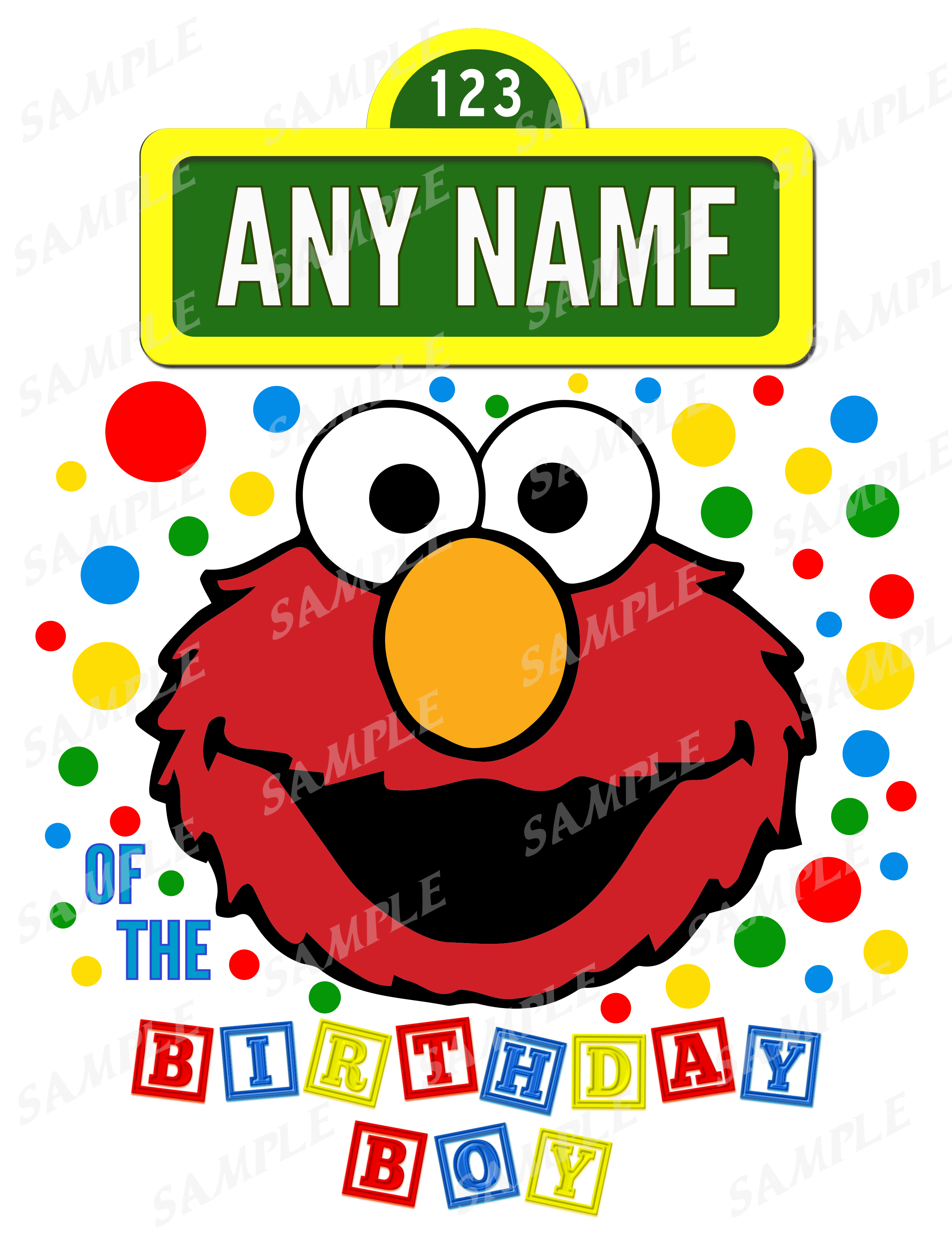 Sesame Street Iron On Birthday Shirt Design Elmo Happ - vrogue.co