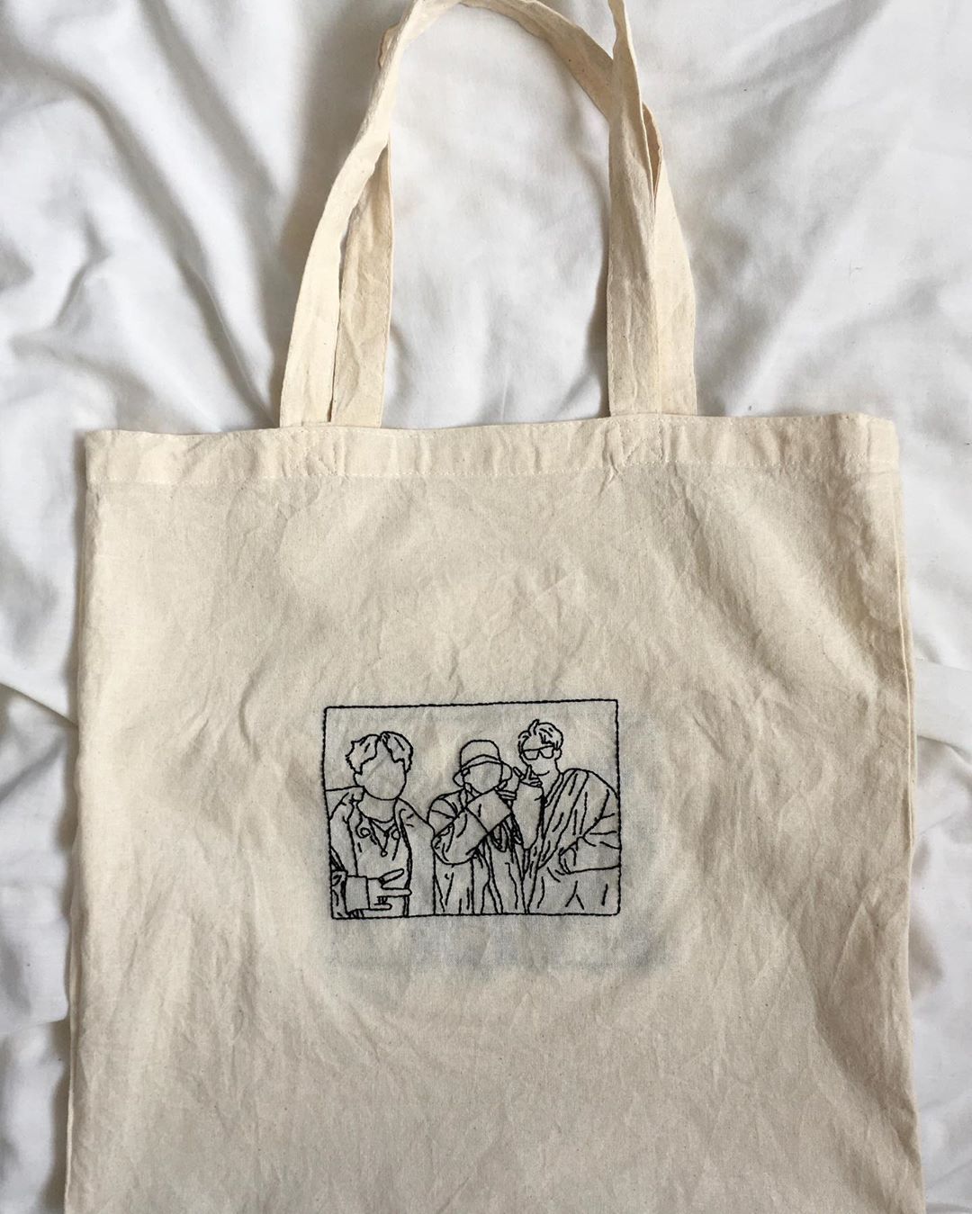 Becky on Instagram: “bts tote bag 💜 This took me forever but I’m so ...