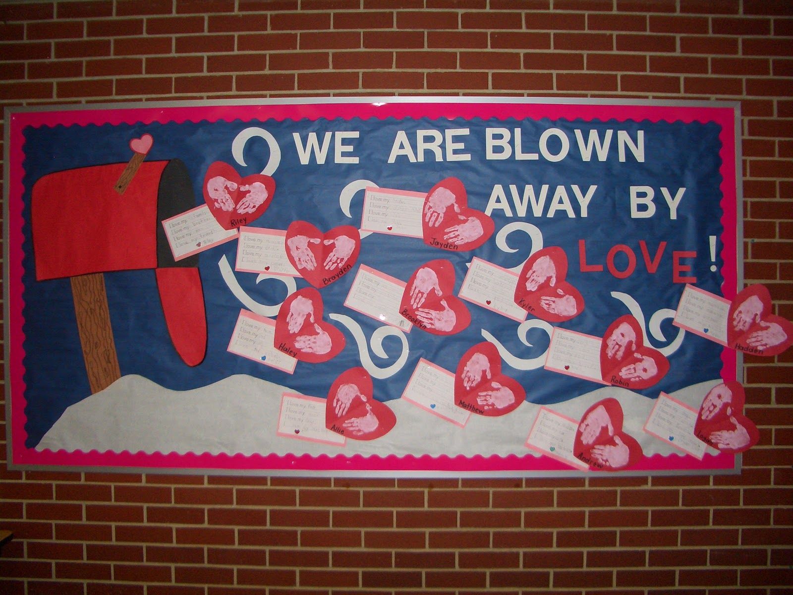 Our February Bulletin Board Valentines bulletin boards preschool