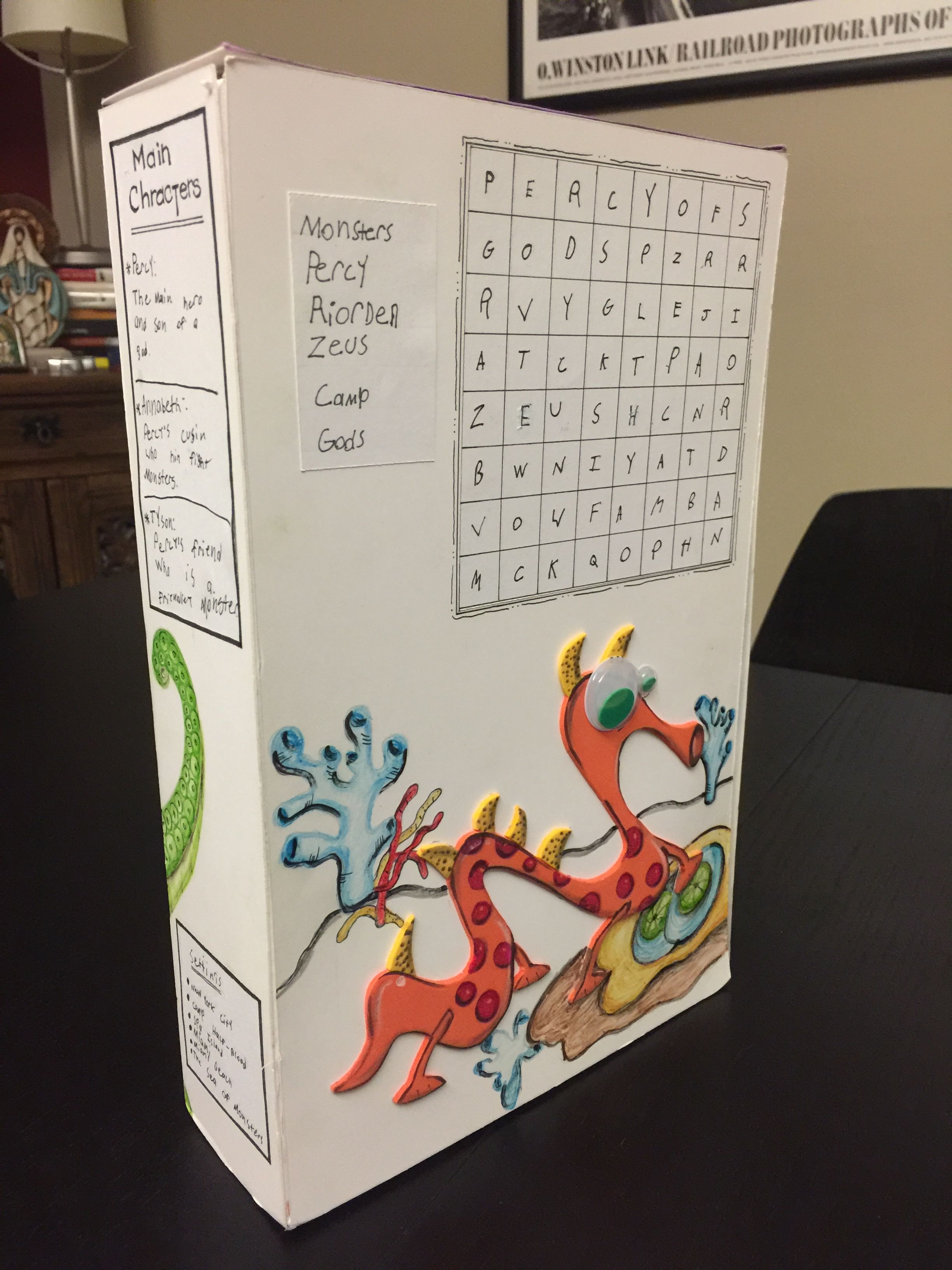 Cereal Box Project Template