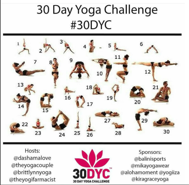 Image result for 30 day yoga challenge 30 day yoga, 30 day yoga