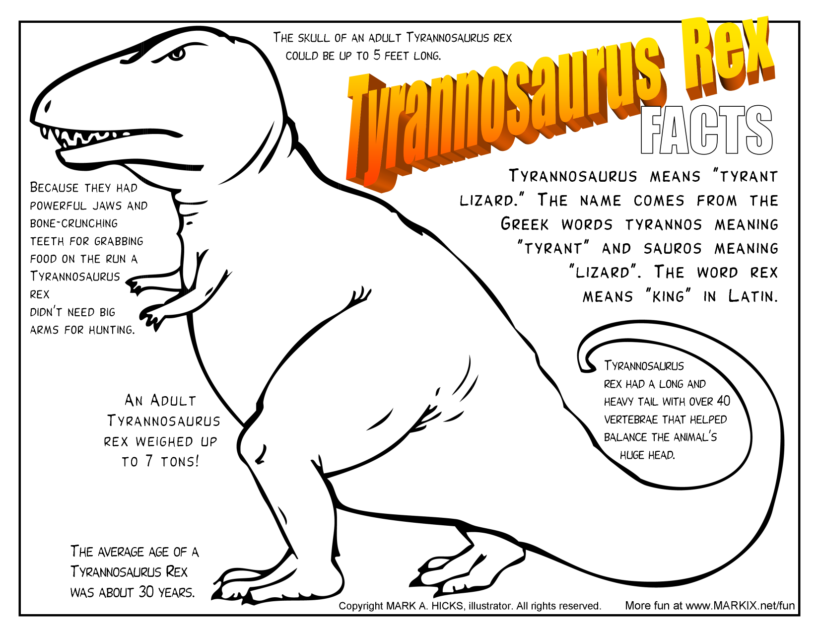 Facts About T Rex Dinosaur | Images and Photos finder