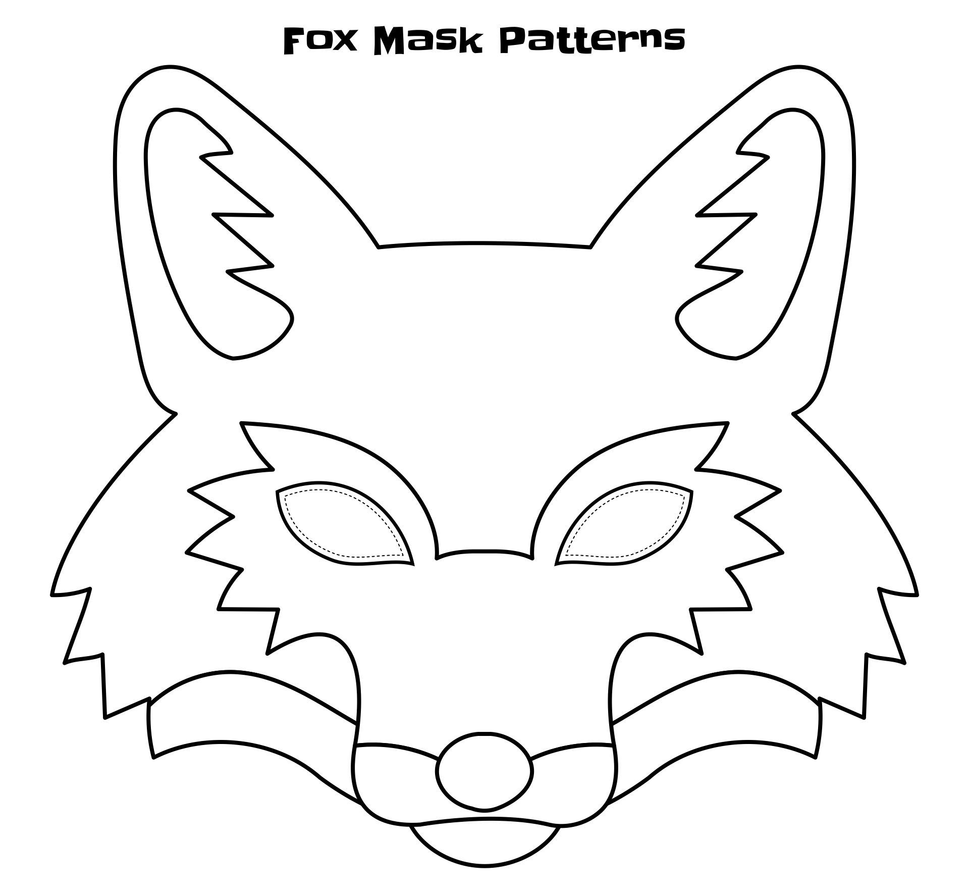 10 best printable fox pattern pdf for free at – Artofit