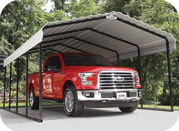 Arrow 10x20 Free Standing Metal Carport Kit (CP1020) in 2024 | Carport ...