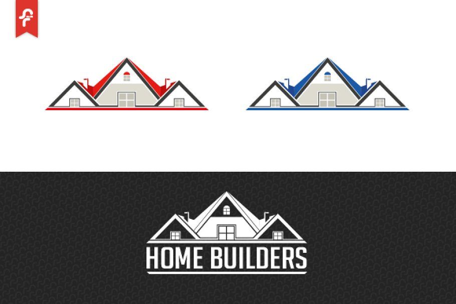 Home Builders Logo | Home builders, Modern logo, Creative market