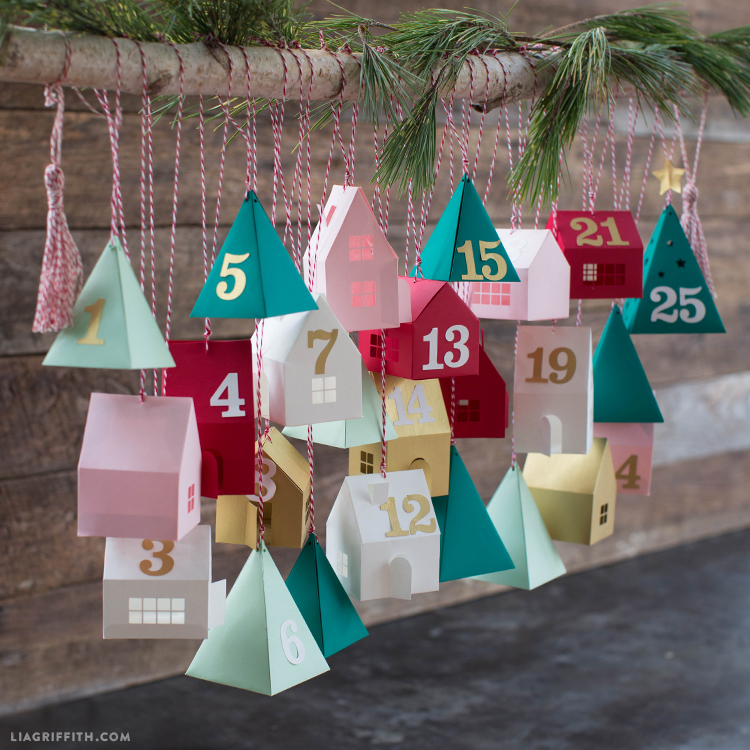 DIY Advent Calendar Village | Christmas advent calendar diy, Diy advent ...