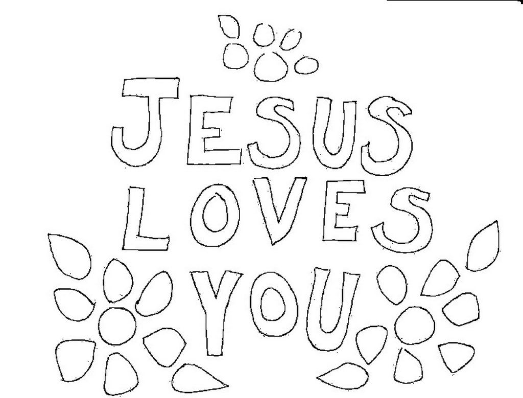 10 Best Jesus Loves You Coloring Pages