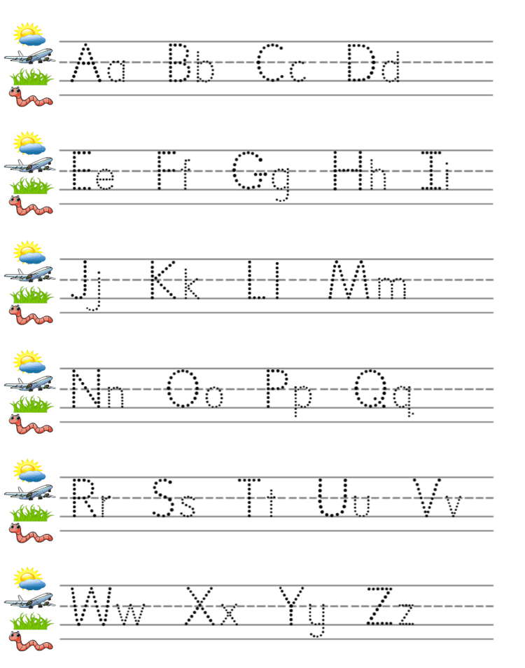 Free alphabet printable sky line plane line grass line worm line – Artofit