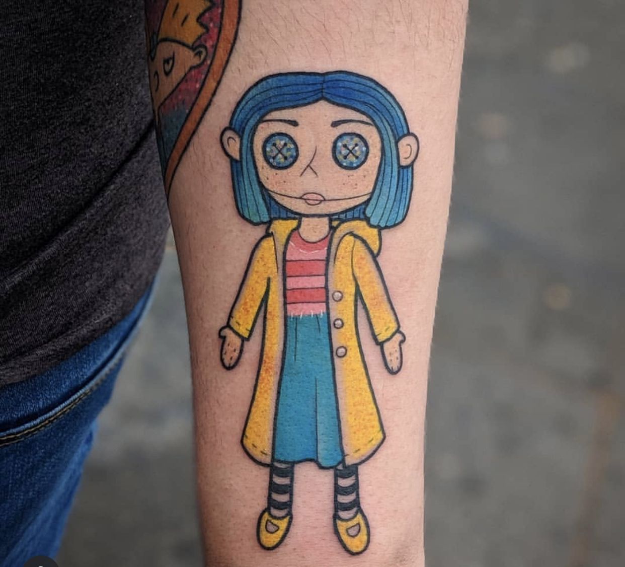 coraline tattoo Color tattoo, Coraline tattoo, Tattoos