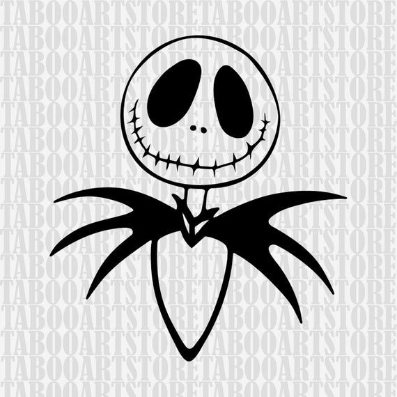 Download Jack skellington Svg, jack skellington stensil, Nightmare ...