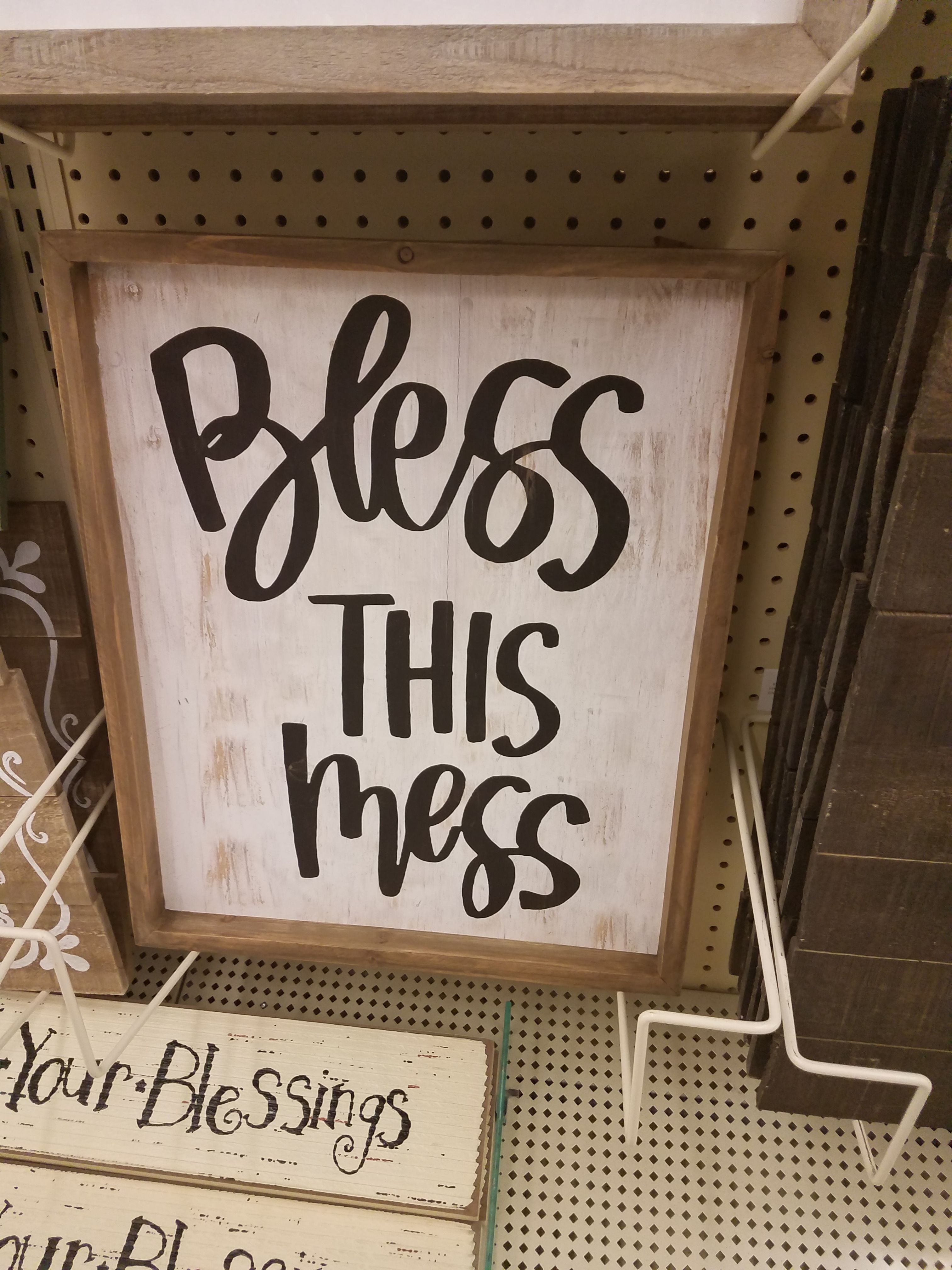 Bless This Home Sign Hobby Lobby Life Hacks