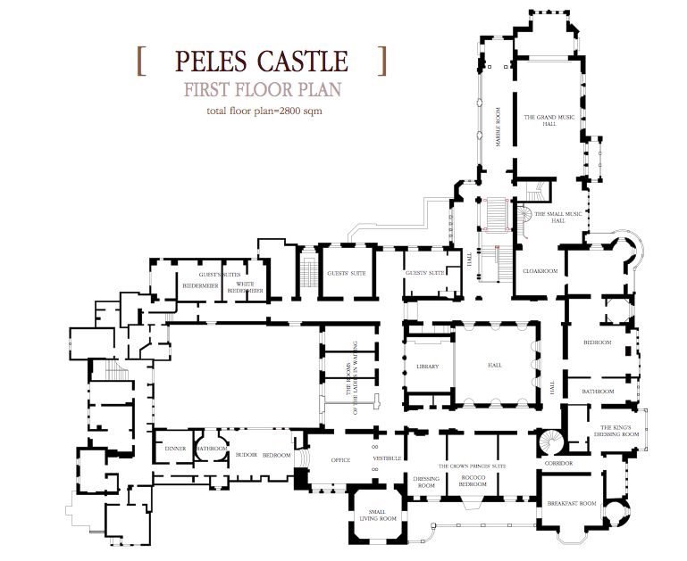 Bran Castle Floor Plan