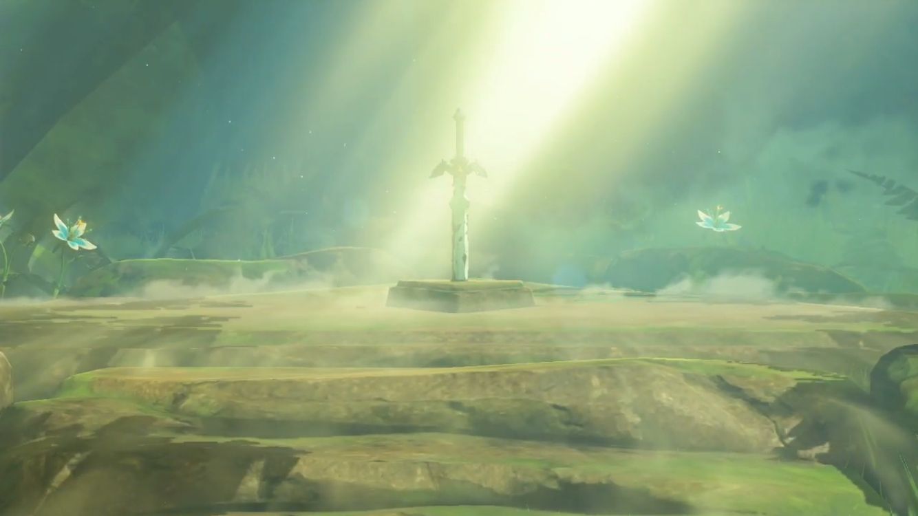 Latest HD Legend Of Zelda Breath Of The Wild Master Sword Wallpaper ...