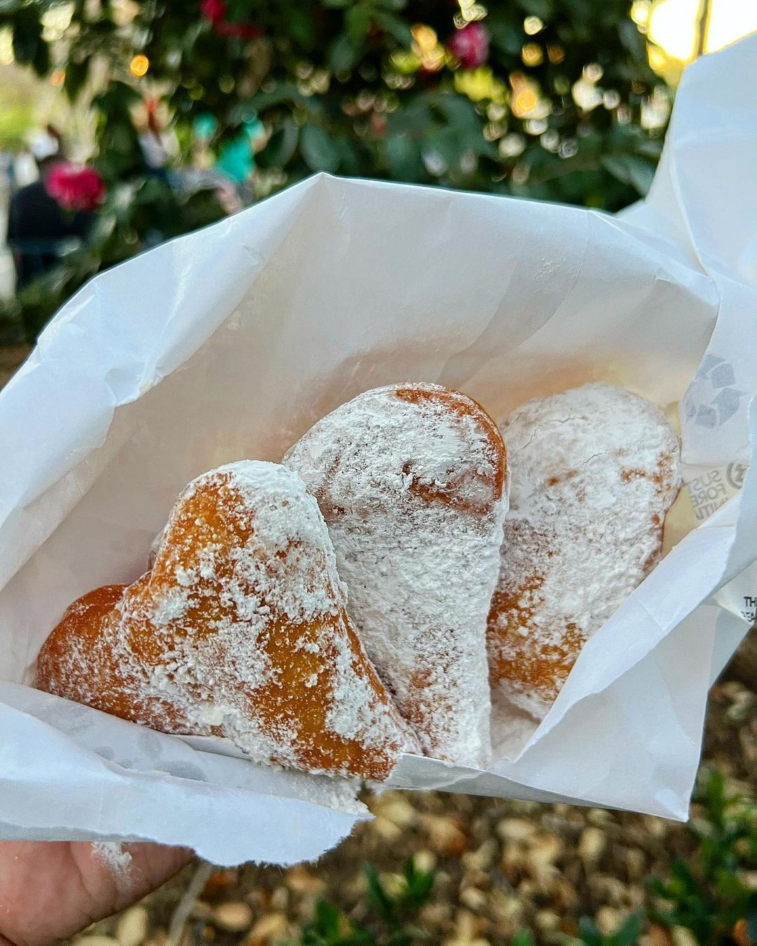 Jasmine 🧞‍♂️ on Instagram: “Heart-shaped Beignets for Valentine’s day 🤍 ...