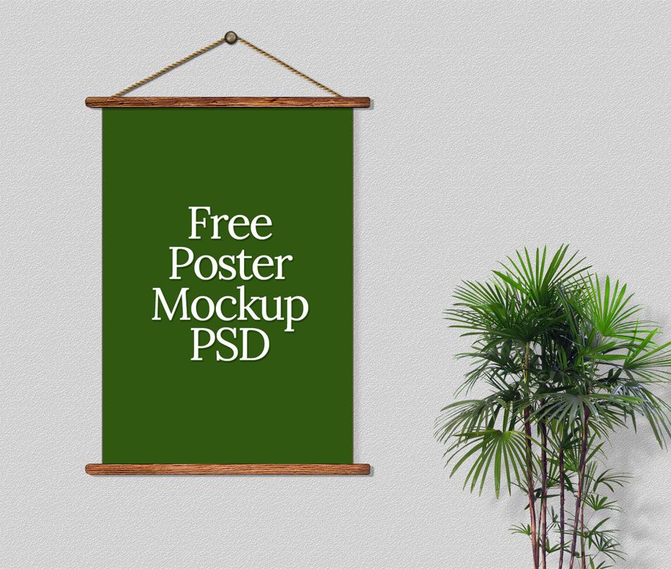 Beautiful Free Poster Mock Up PSD Template A4 Poster, Free Poster ...