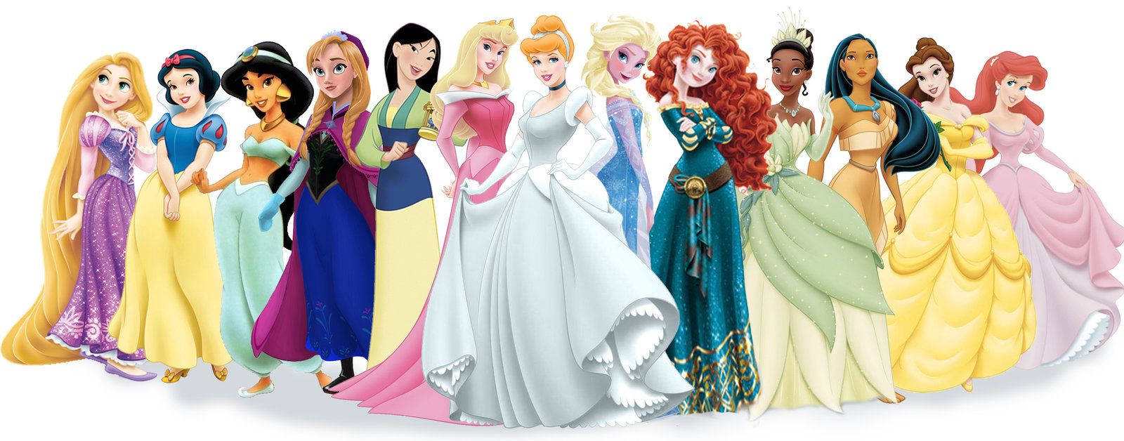 Official Disney Princess Line Up | Official disney princesses, Disney princess lineup, Disney ...