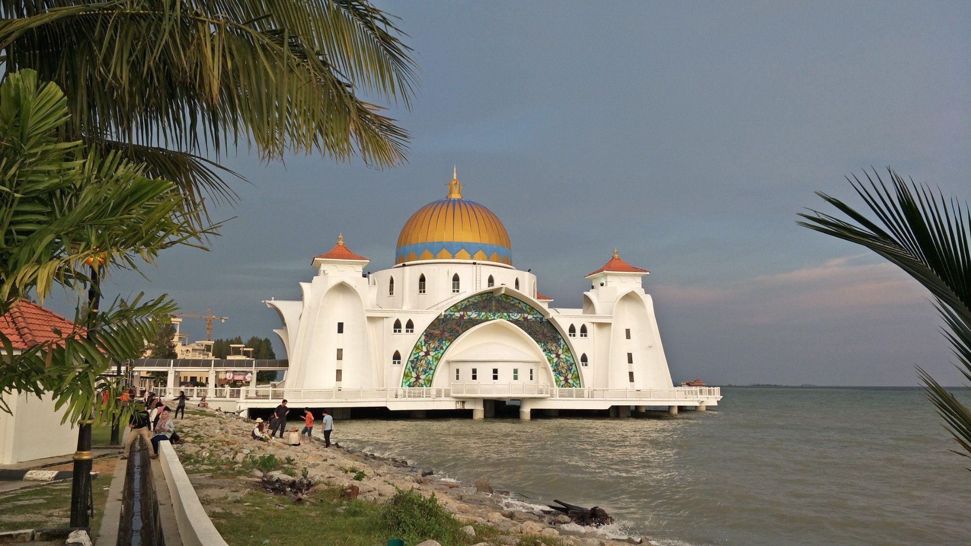 Melaka Straits Mosque - Мелака, Малайзия Trip Advisor, Taj Mahal ...