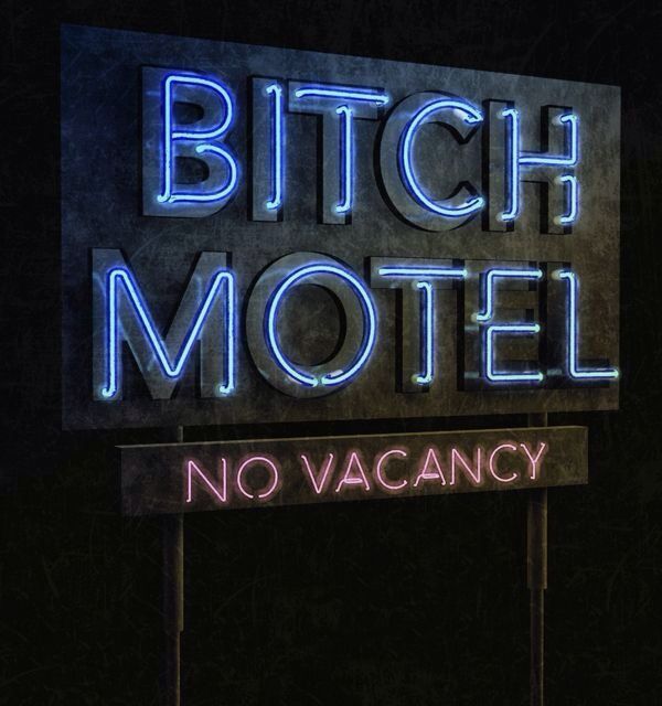 Bitch Motel NO VACANCY neon sign Neon Quotes, Neon Words, Neon ...