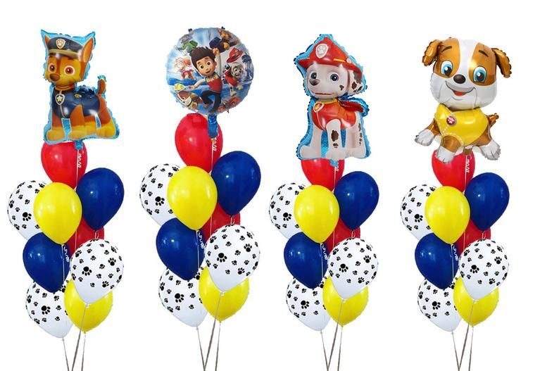 PAW PATROL Balloons Paw Patrol Birthday Party Balloon Chase | Etsy Paw ...