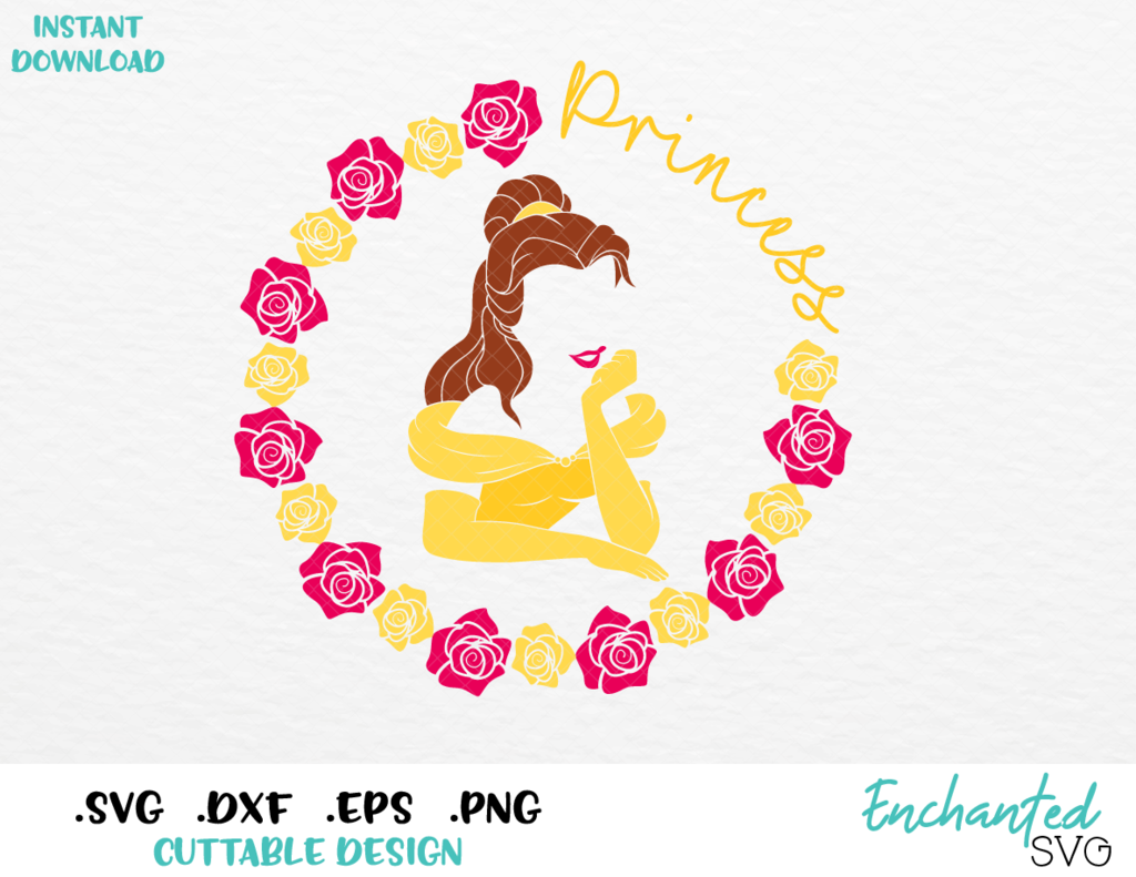 Free Free 329 Disney Princess Belle Svg SVG PNG EPS DXF File