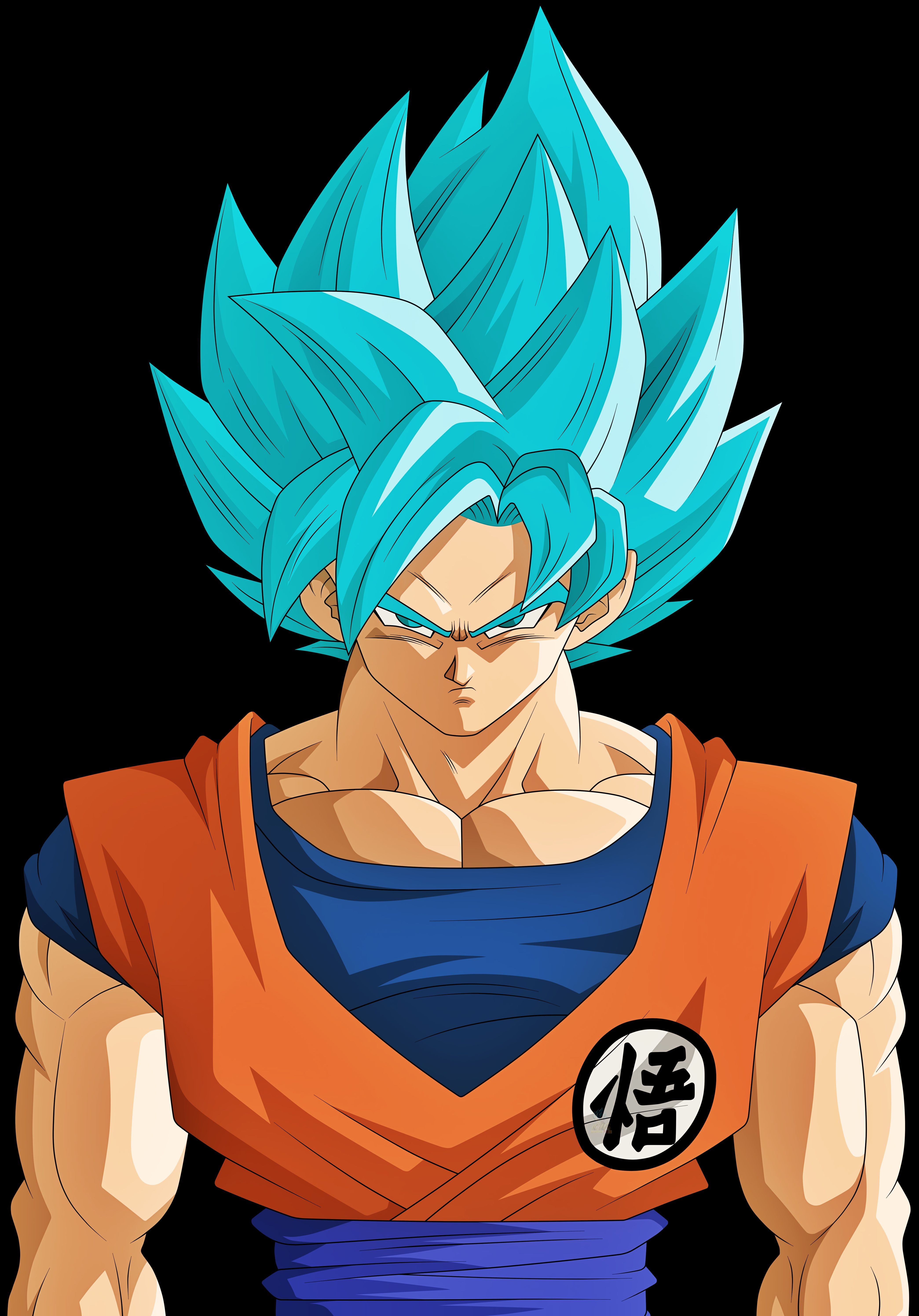 Top 77+ imagen blue dibujos de goku - Thptnganamst.edu.vn