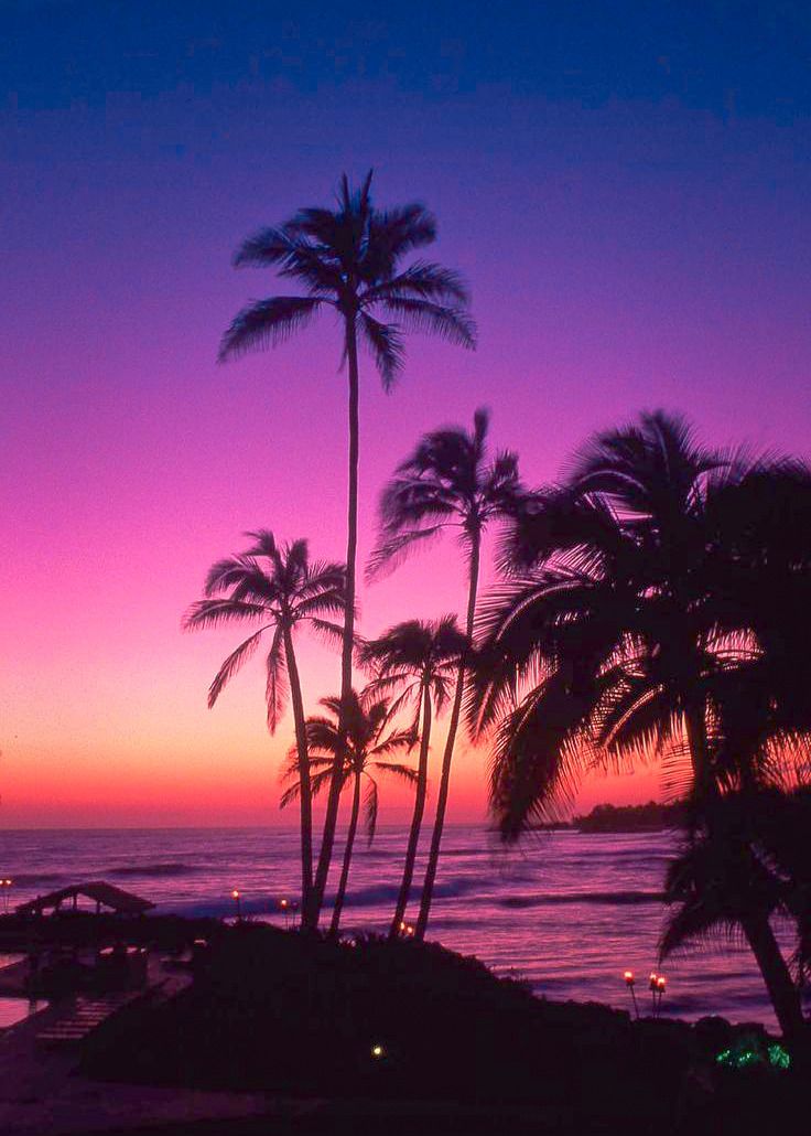 coiour-my-world: “Kauai sunset, Hawaii ” | Nature photography, Purple ...