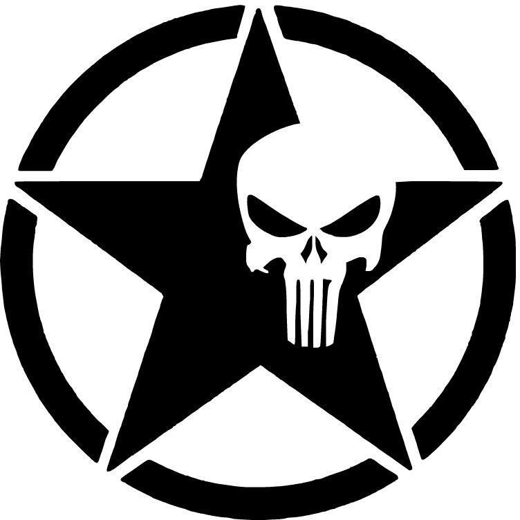 Marine Corps Punisher Decals