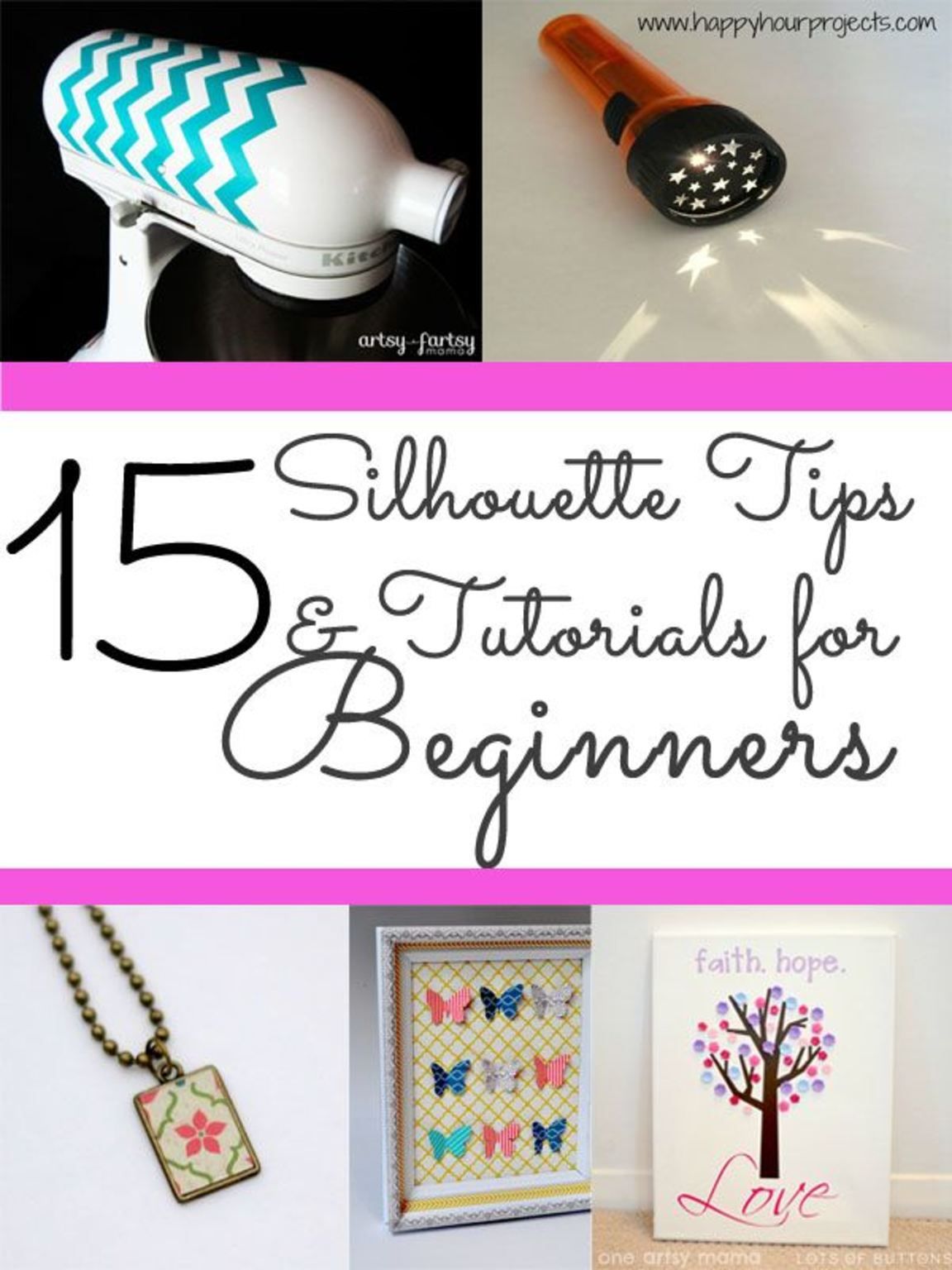 15 Silhouette Tips & Tutorials for Beginners from It Happens in a Blink ...