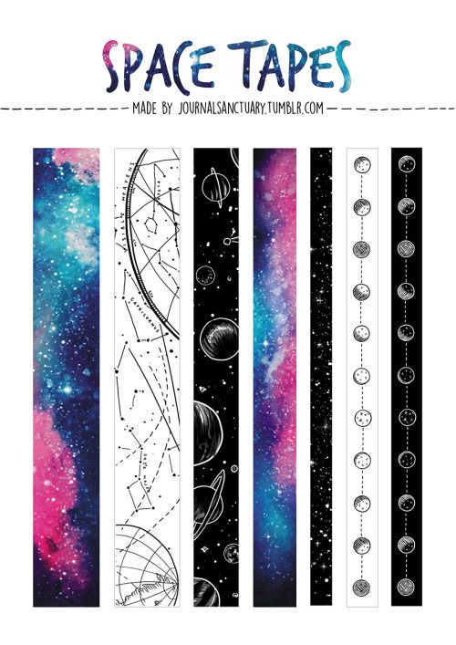 printable tapes with space patternsfinally theyre here