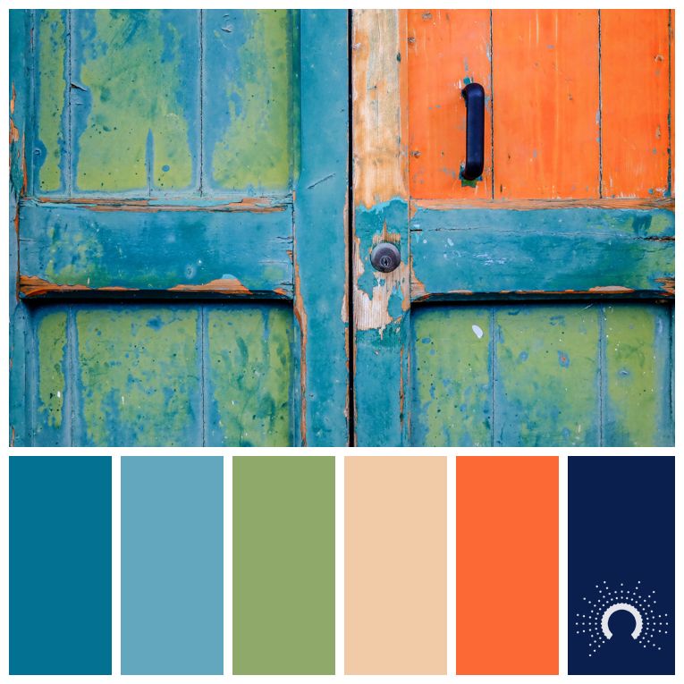 Pin by Variation Marketing on Dream Home | Orange color palettes ...