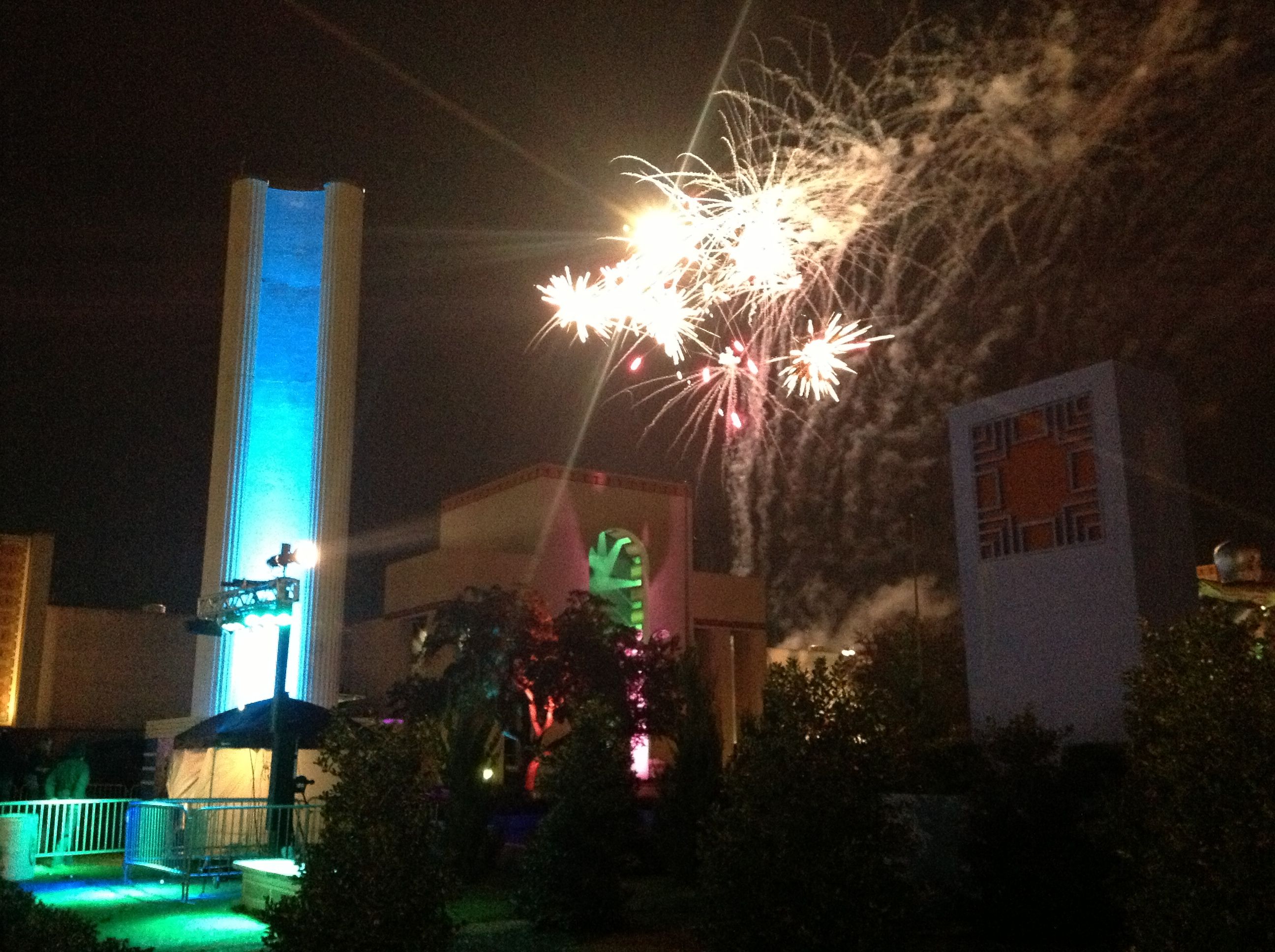 Fireworks after the event #LAN2012