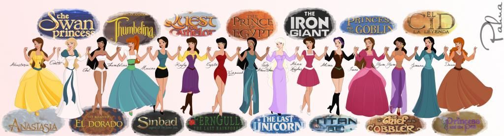 non-princess club | Disney princess anime, Non disney princesses ...