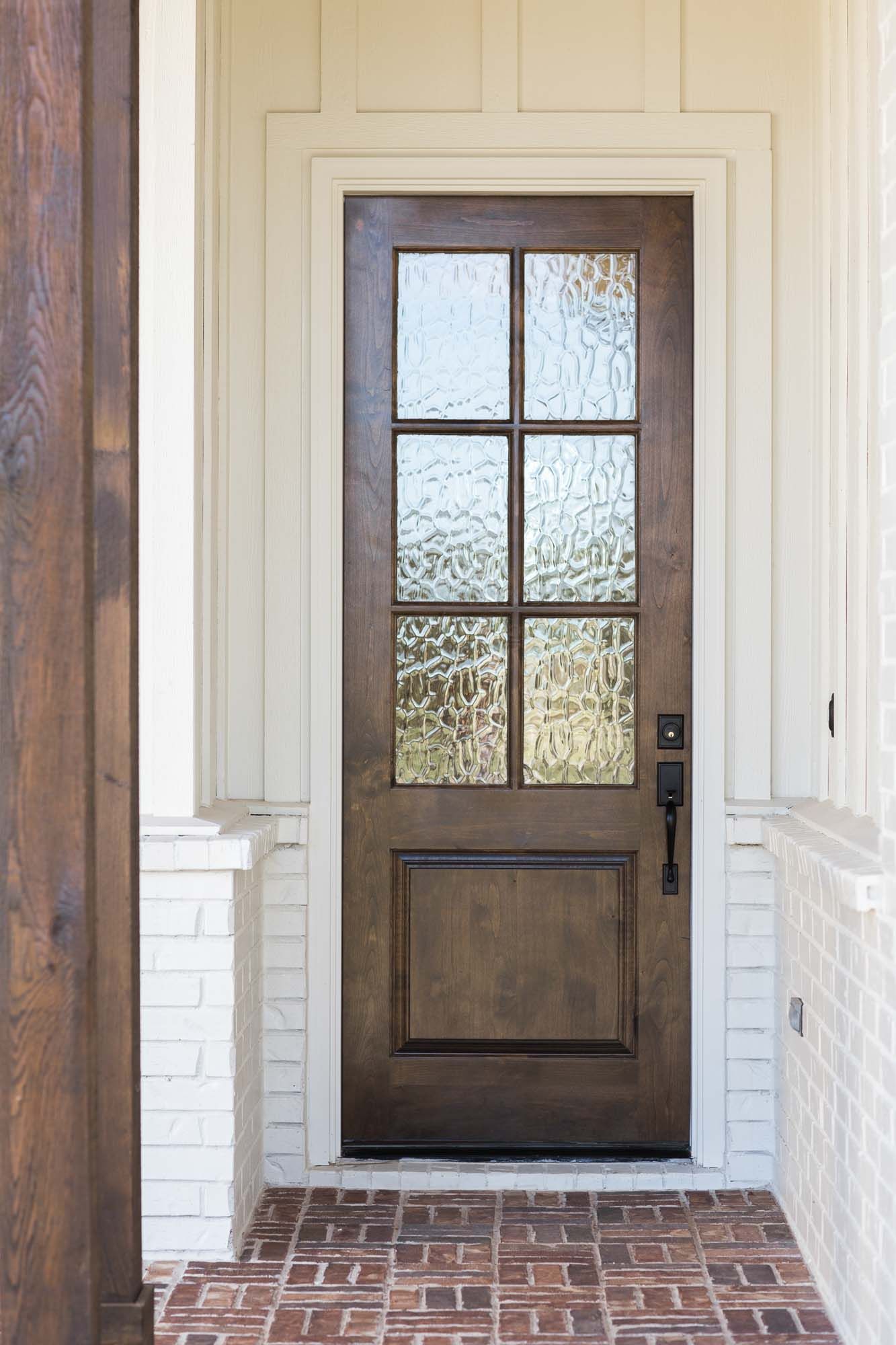 The Beauty And Benefits Of Wooden Front Doors With Glass Panels ...