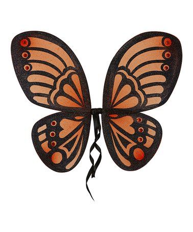 Orange & Black Monarch Butterfly Wings | Butterfly wings, Monarch ...