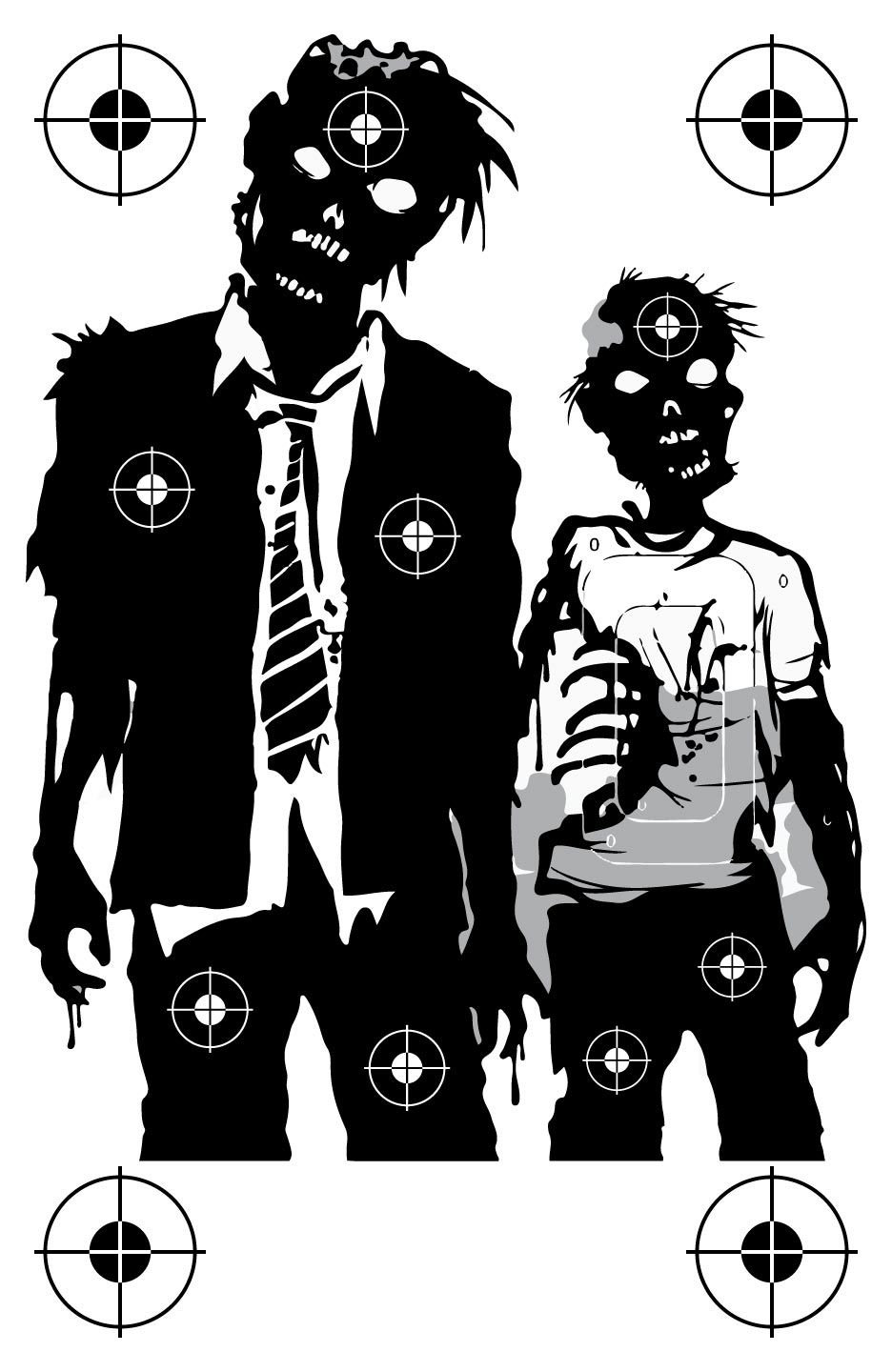 Zombie Targets Printable - Printable World Holiday