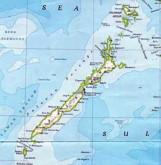 map of palawan island Palawan Island, Missionary Mom, Ocean Indien, My ...