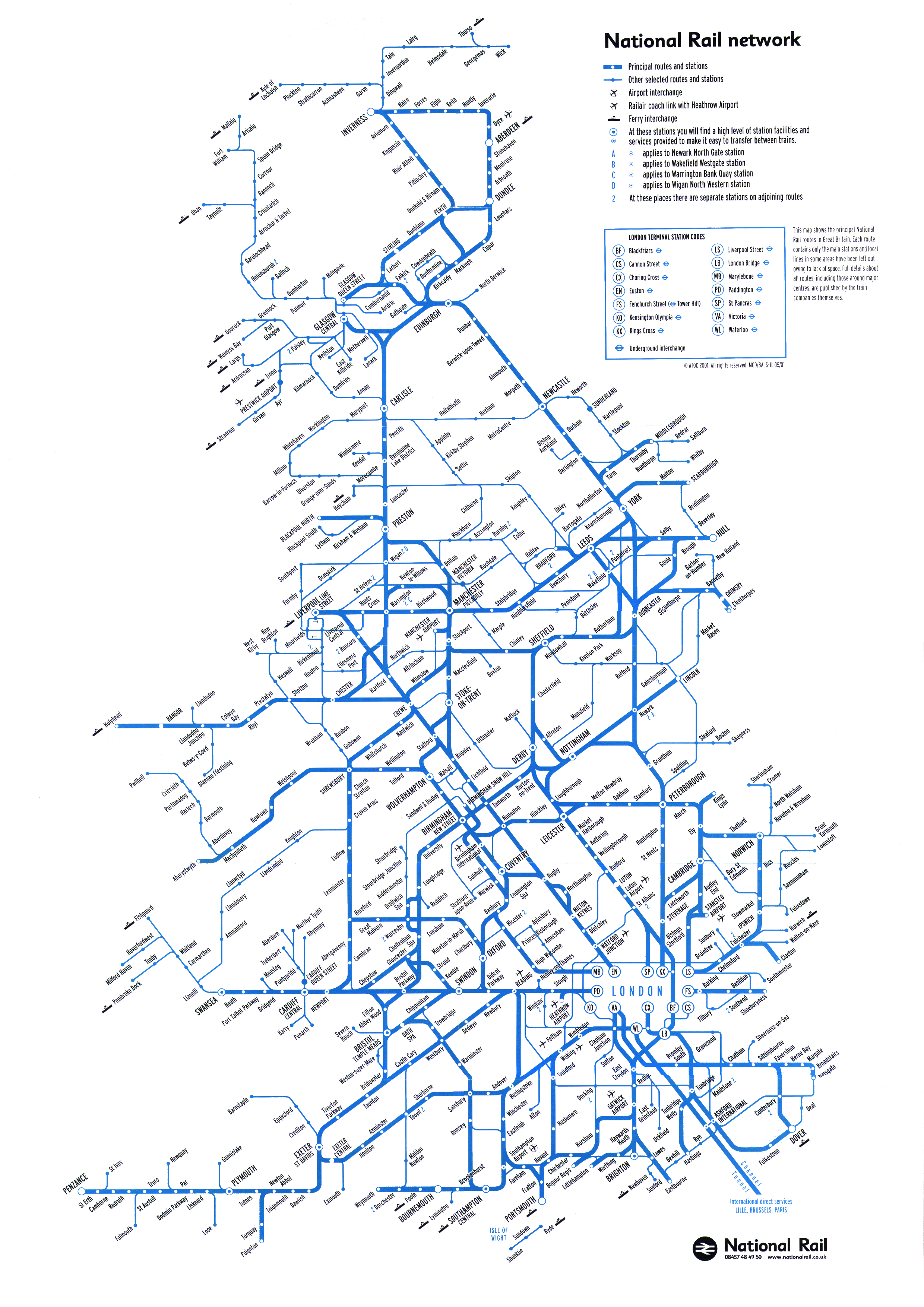 Train Route Route Map A Train National Rail Map Engla - vrogue.co