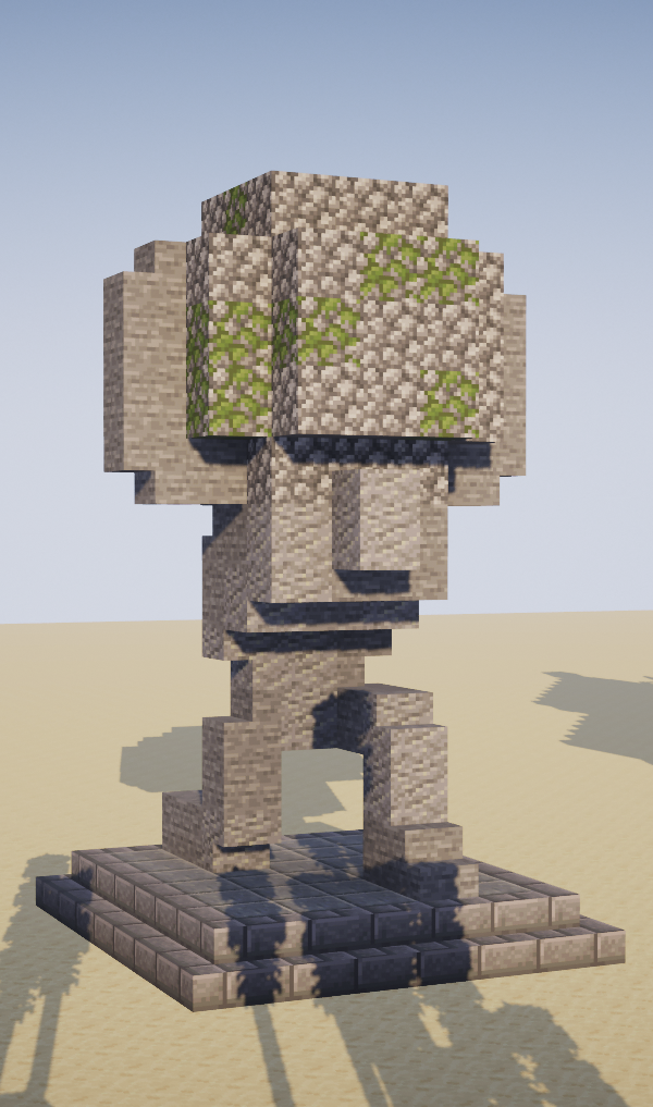 Atlas Statue Minecraft Blueprints