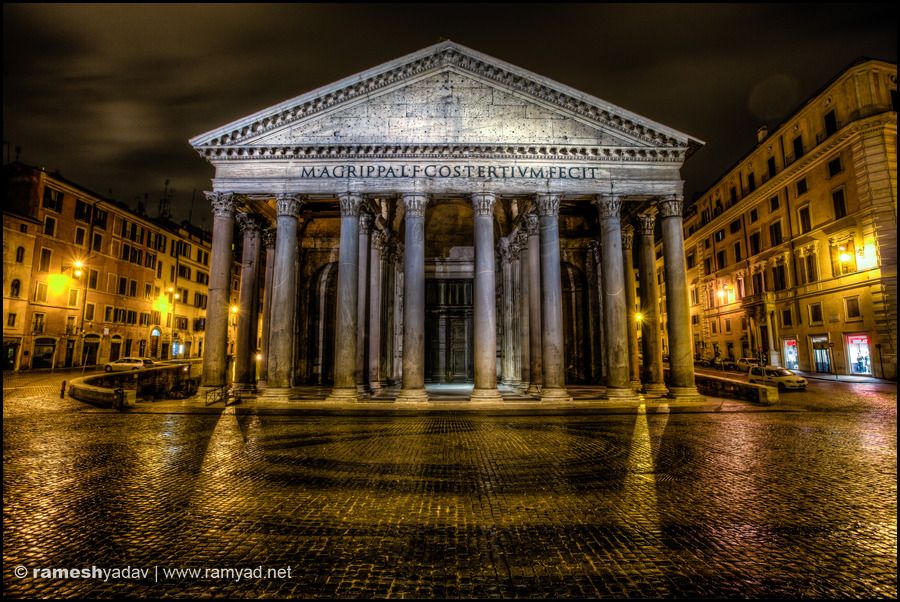 Pantheon at night, Rome, Italy | Rome, Italy travel photography, Rome ...