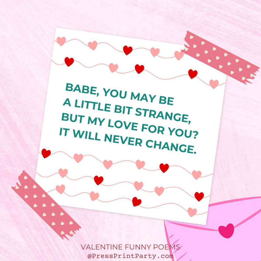 25 Original Valentine Funny Poems for Silly Cards | Funny poems, Funny ...