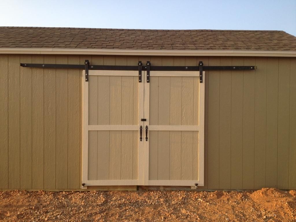 Barn Door Hardware Kit Double Doors at Gloria Douglas blog